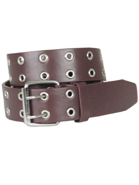 Doppeldorn  Lochnietengürtel unisex, Braun